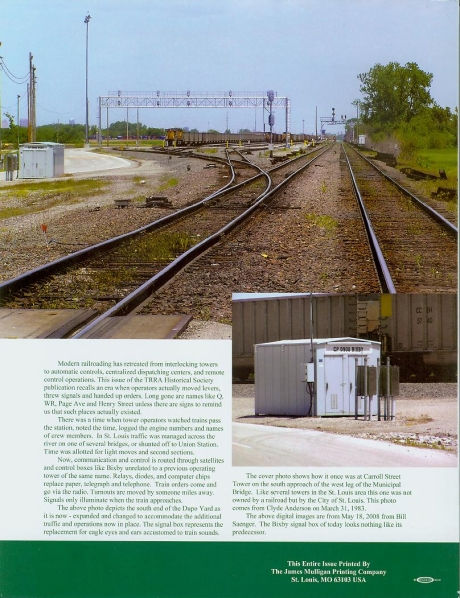 Back Cover of Issue 68 - 2008